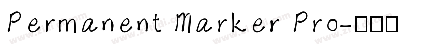 Permanent Marker Pro字体转换